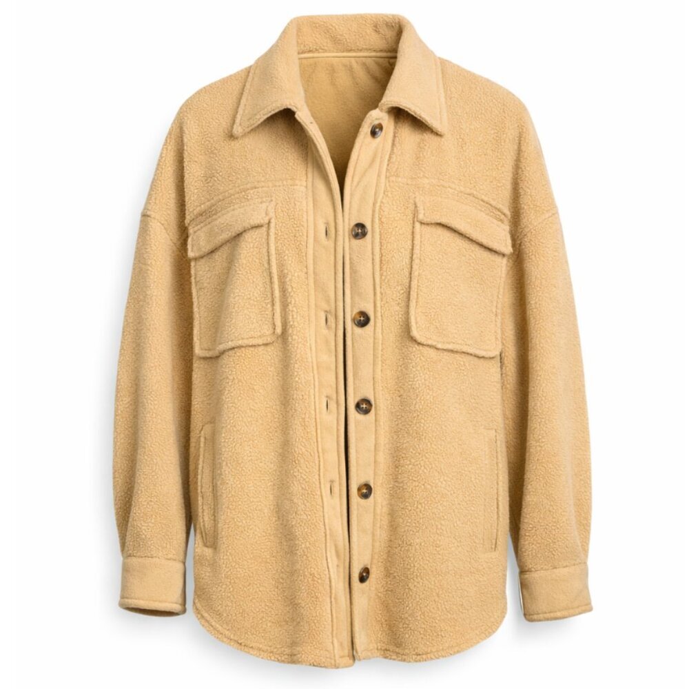 Bagatelle Collection | Camel Color Shacket -  M
